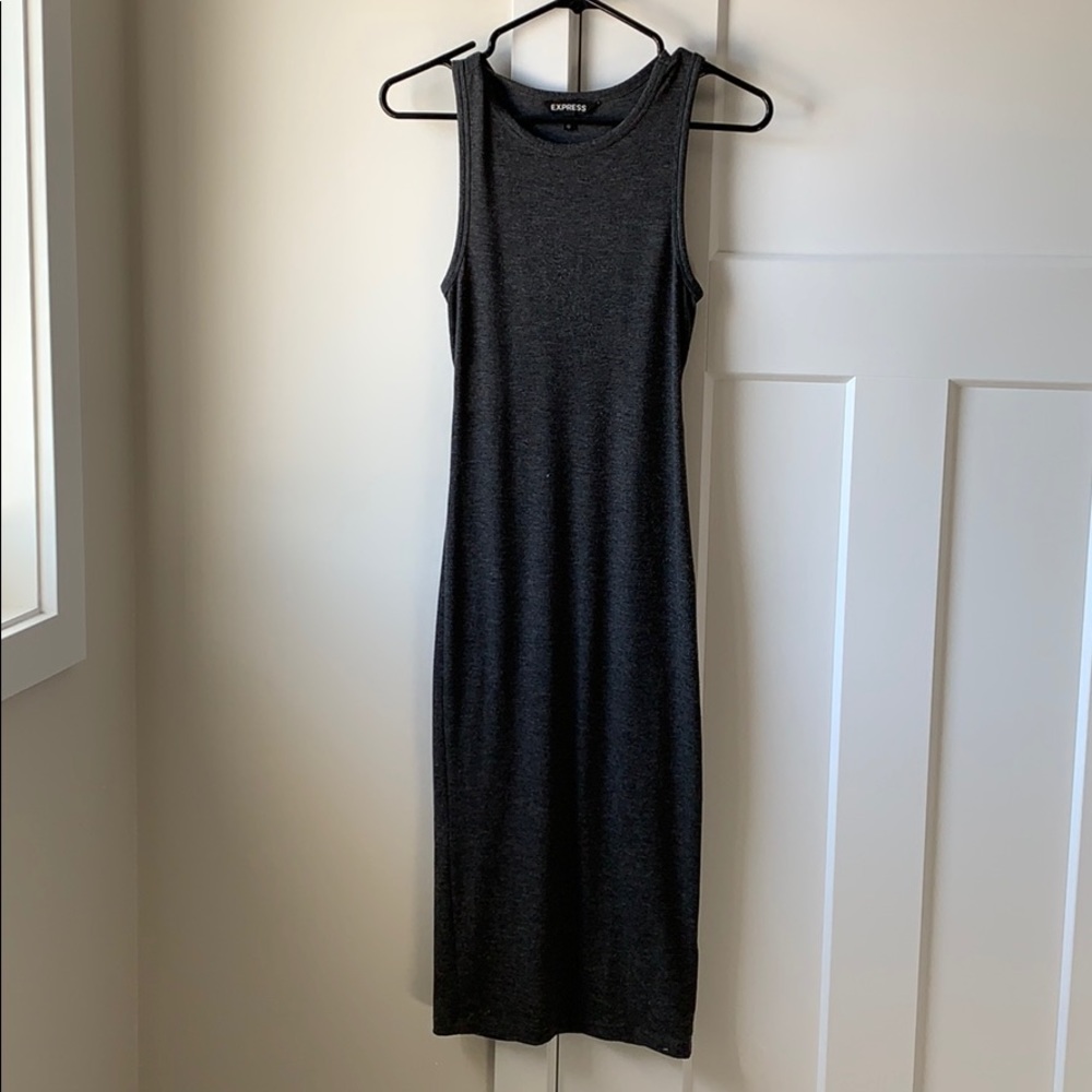 EXPRESS cut-out body midi dress